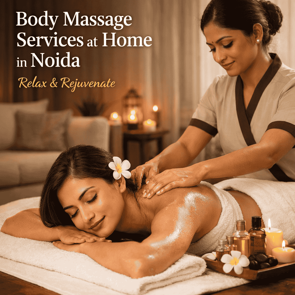 Female Body Massage Services at Home in Noida